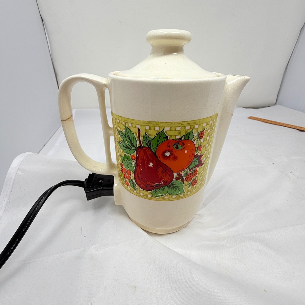 Maruka Minamiyama Seitosho Electric TEAPOT & CORD Works VTG
